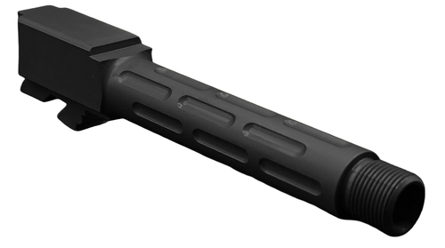 Fits Glock 19 9mm Match Honeycomb Threaded Barrel in Black
