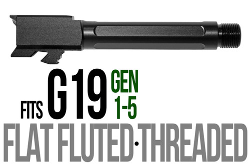 Fits Glock 19 New 9mm Match Grade Barrel Threaded in Copper