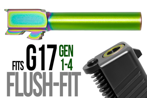 Fits Glock 26 9mm Match Threaded Barrel in Dark Earth