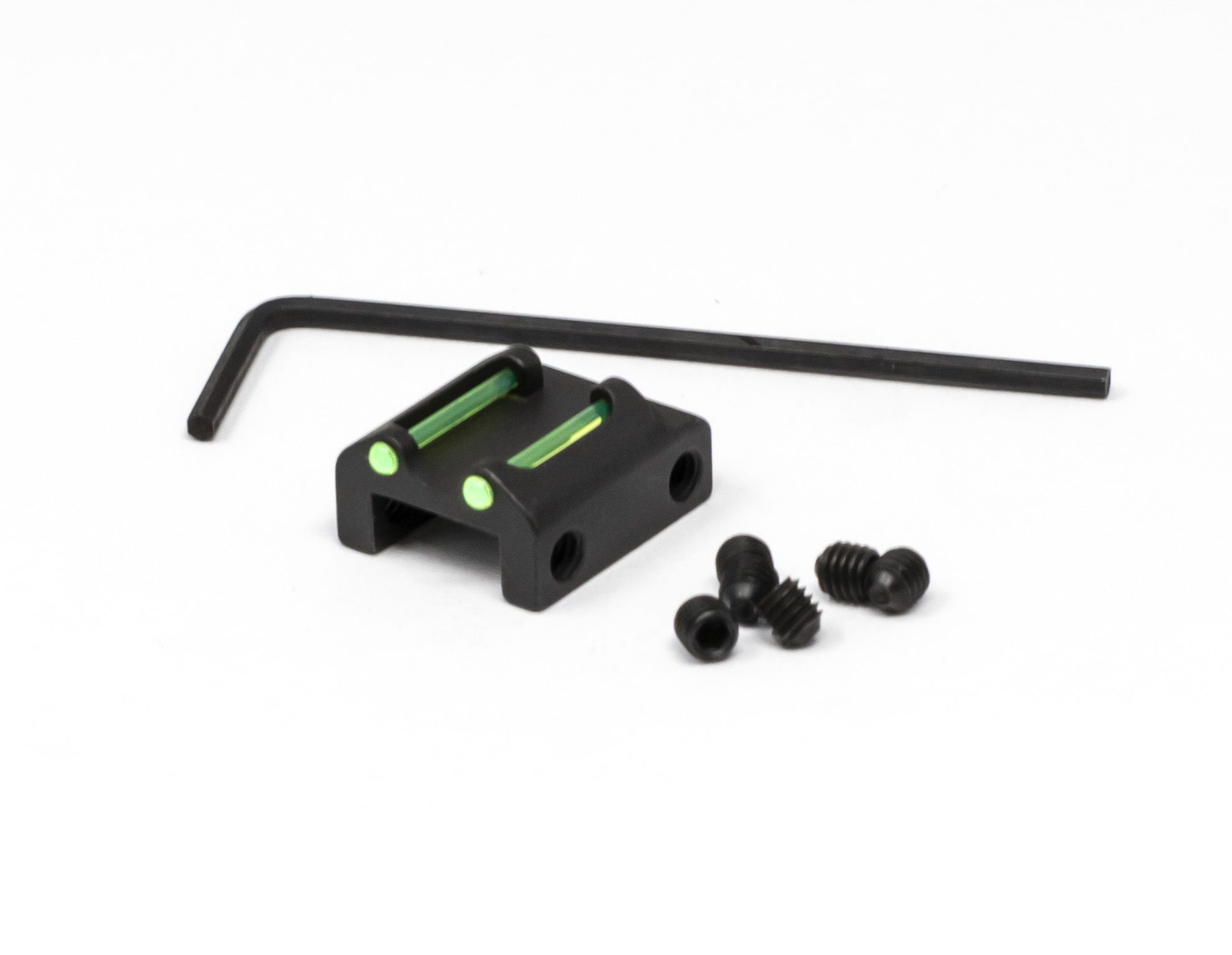 Fixed Fiber Optic Rear Sight for Shotgun Ribs - 6mm to 8mm — image 2