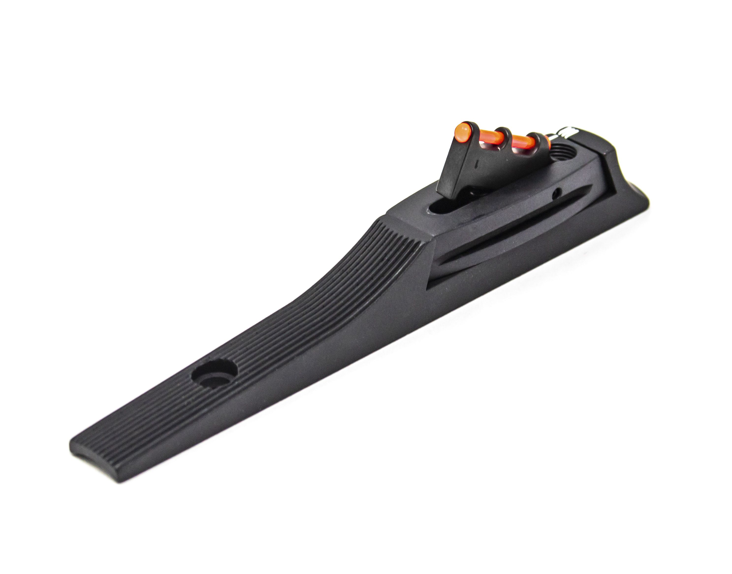 Front Sight Ramp with Adjustable Fiber Optic Front Sight