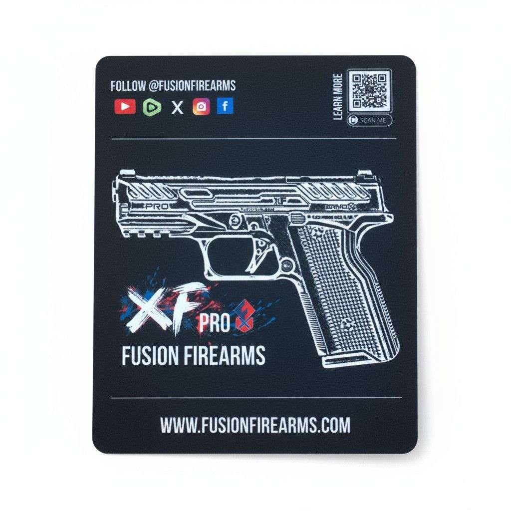 Fusion Firearms XF Pro Large Mouse Pad - 9" x 13.75" — image 2