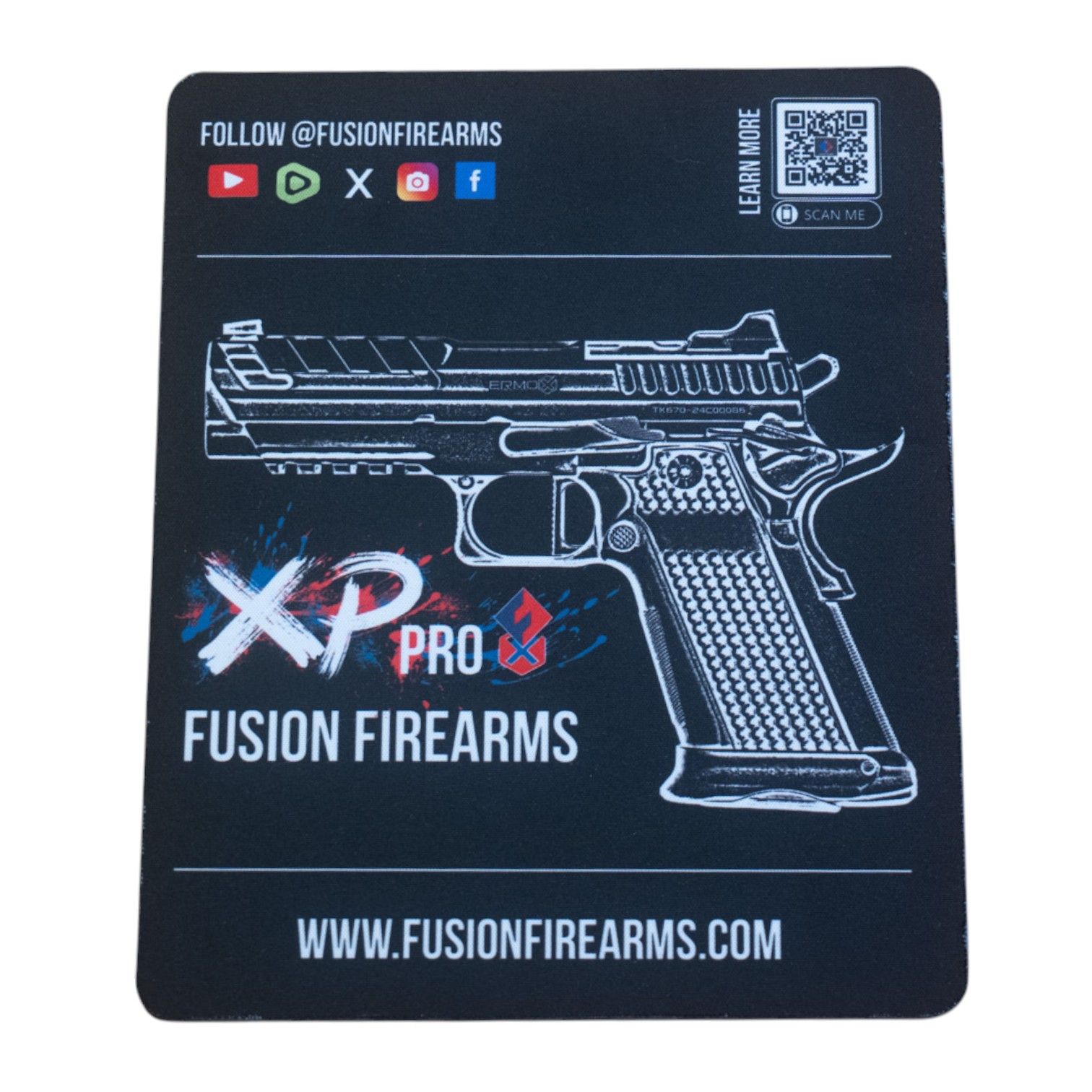 Fusion Firearms XP Pro Mouse Pad - 7" x 8.5" — image 2