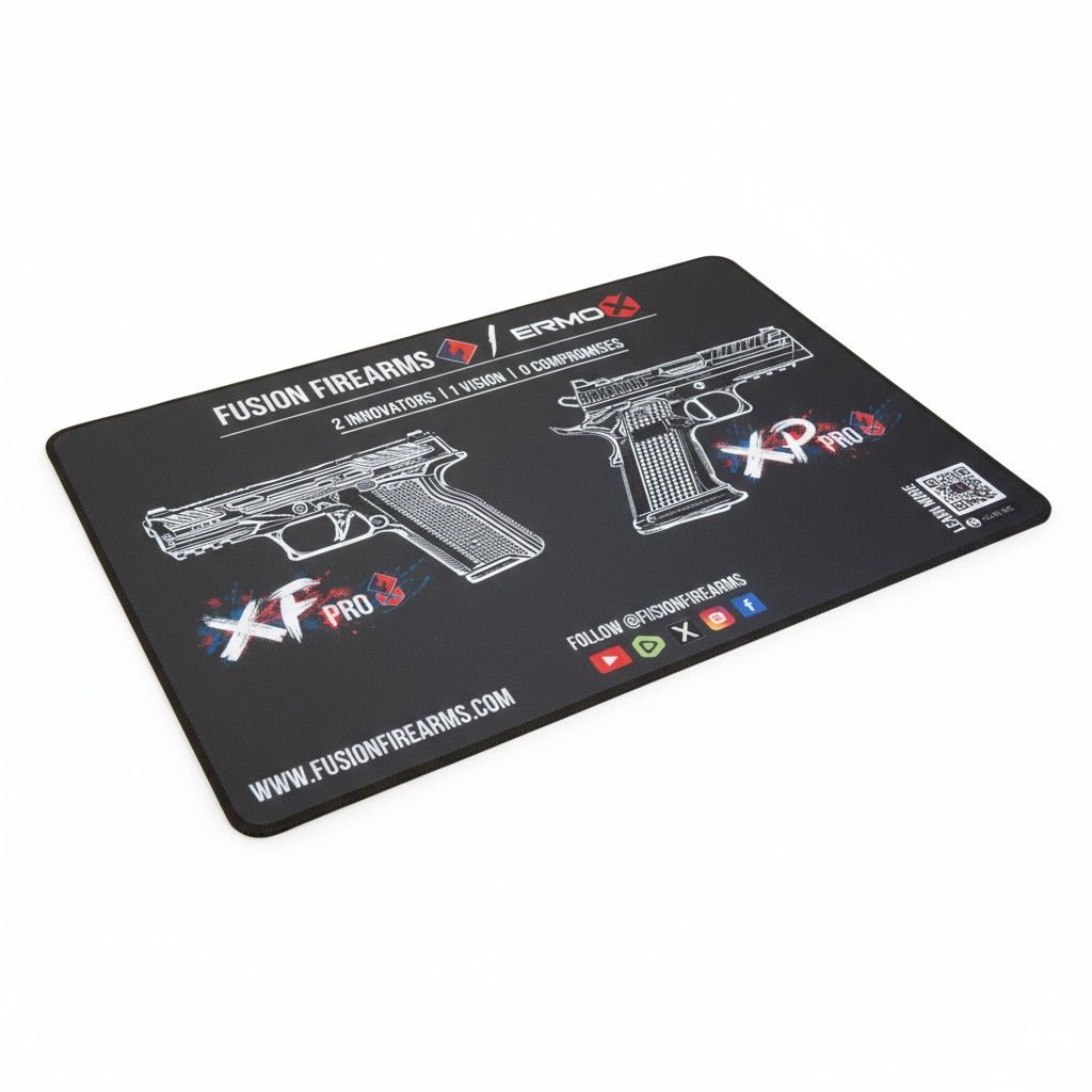 Fusion Firearms XP Pro & XF Pro Branded Desk & Pistol Mat - 23.75" x 15.75" — image 2
