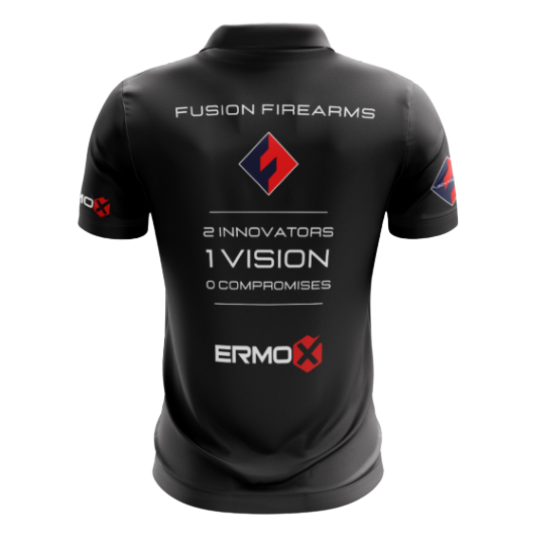 Fusion Shooter Shirt - Black Performance Polo
