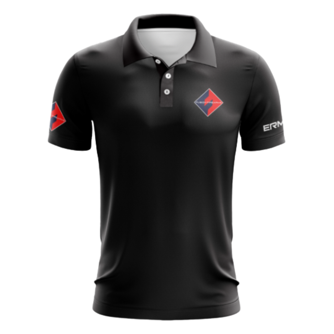 Fusion Shooter Shirt - Black Performance Polo — image 2