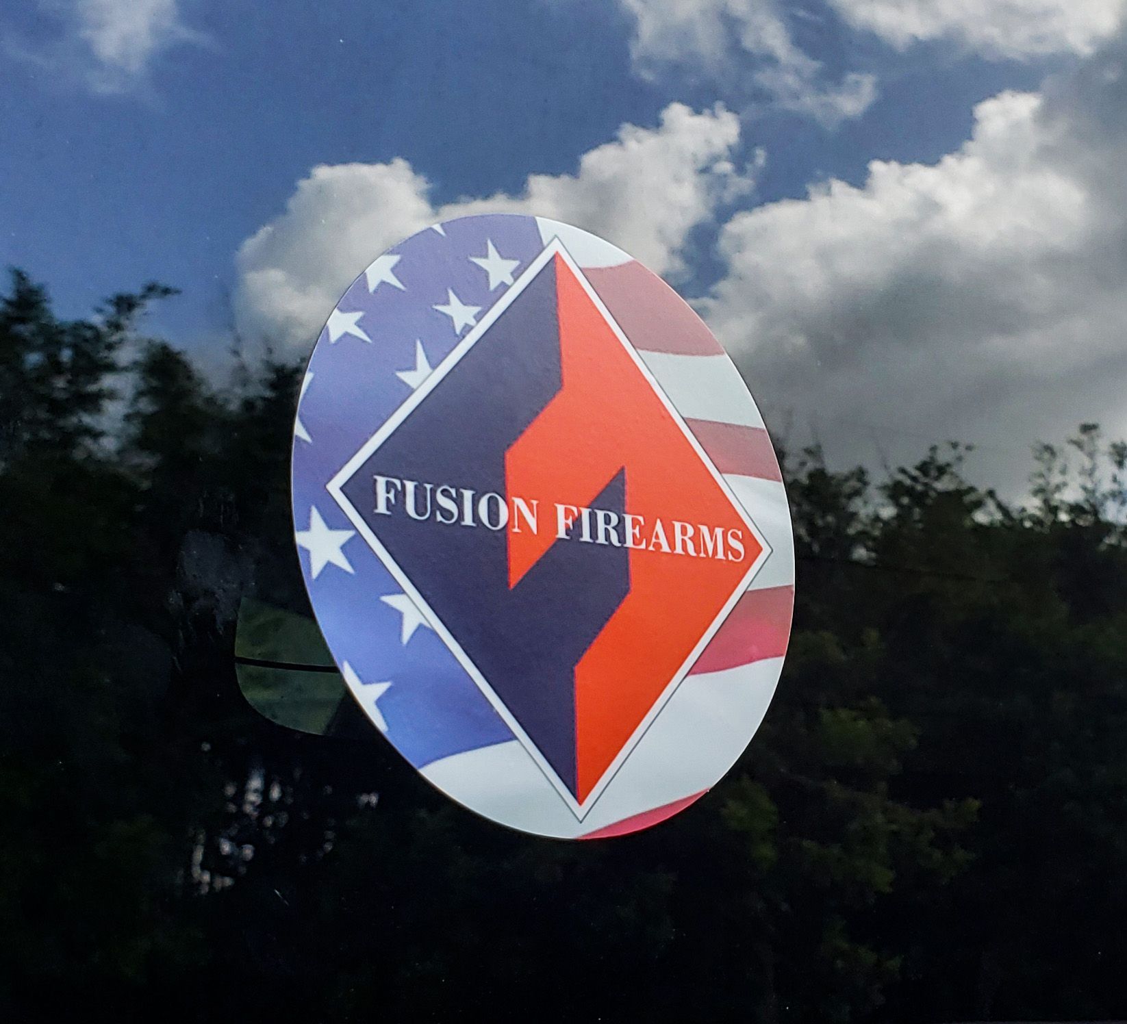 Fusion Window Decal, 4" Diameter - American Fusion Logo — image 3