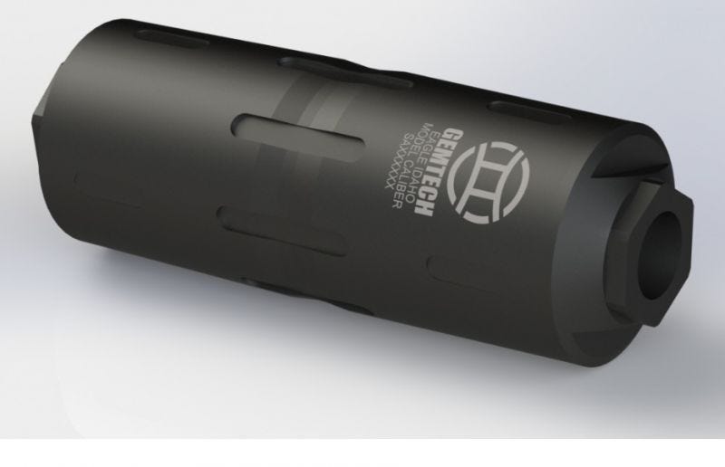 Gemtech – Aurora-II – 9x19mm Sound Suppressor