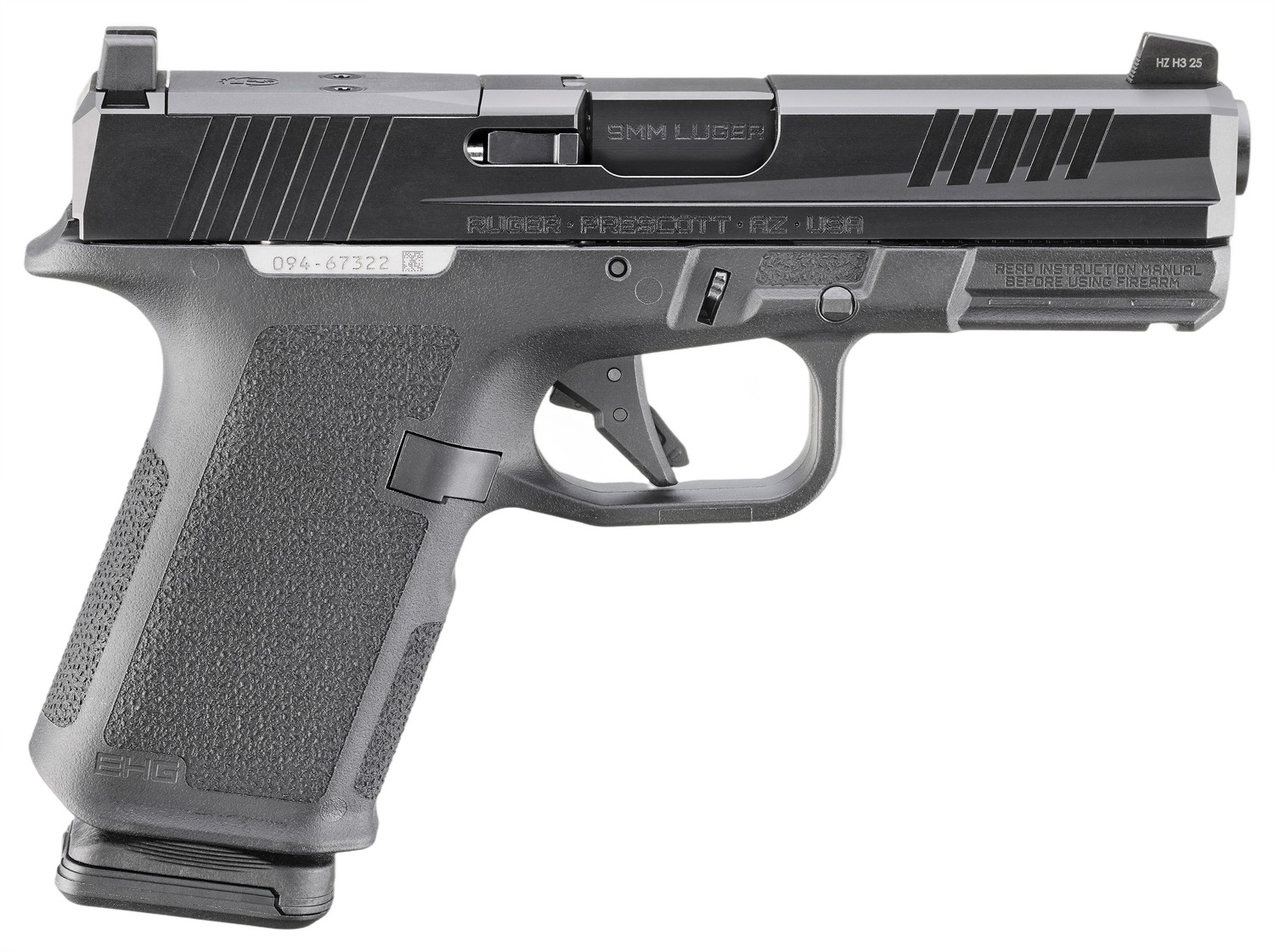 Gforce Arms GFRPX3C9BNZ Exodus 9MM Luger 151 4 02 Black Steel Barrel Bronze Cerakote Serrated Steel Slide Bronze Cerakote Polymer Frame W Accessory Rail Textured Grip