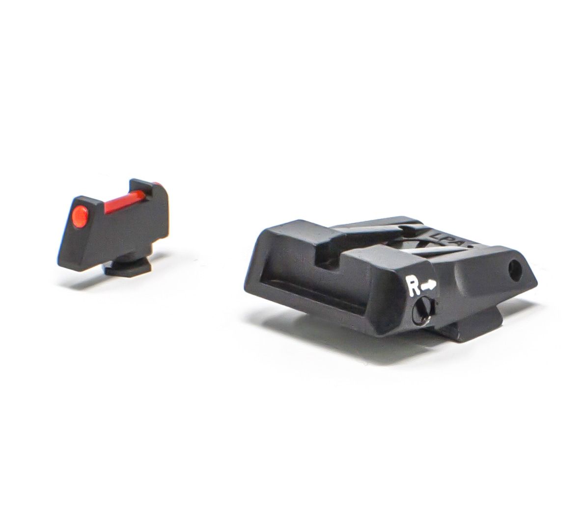 Glock 17 - 43 - Black Target with Fiber Front Adjustable Sight Set