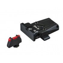 Glock 17 - 43 - Black Target with Fiber Front Adjustable Sight Set
