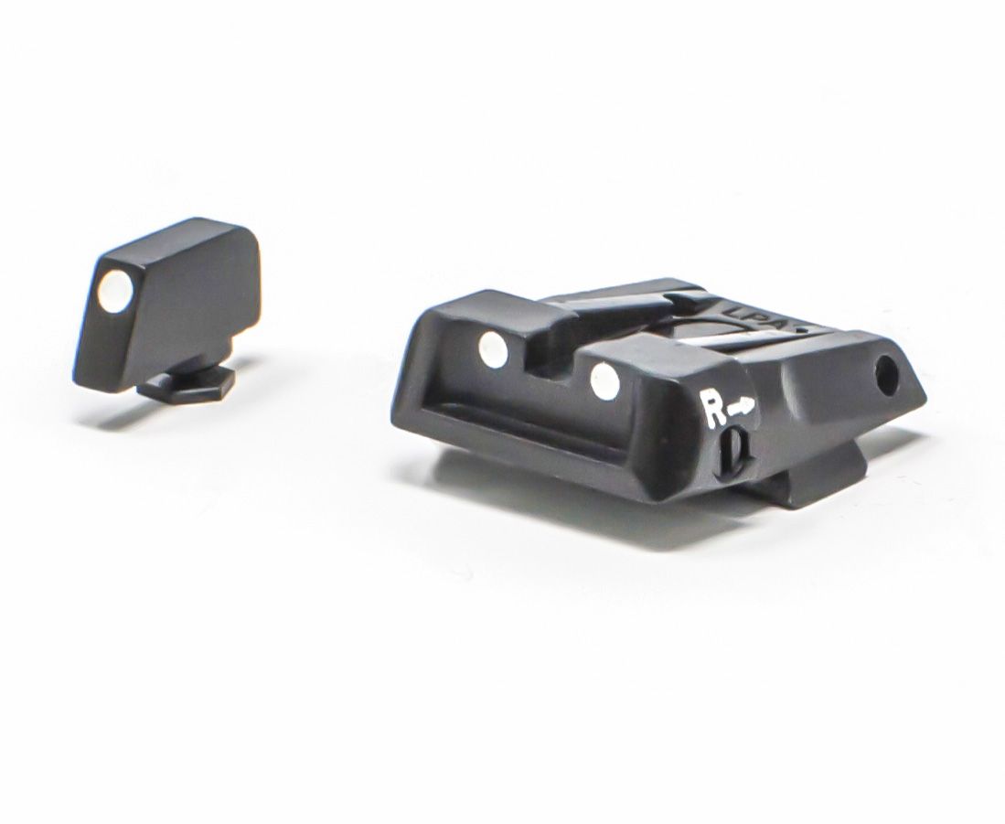 Glock 17 - 43 - White Dot Adjustable Sight Set