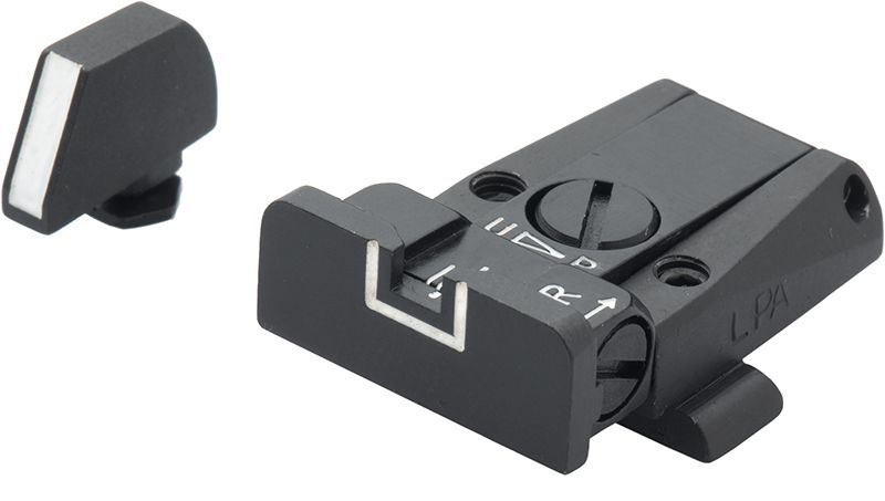 Glock 17 - 43 - White Outline Adjustable Sight Set