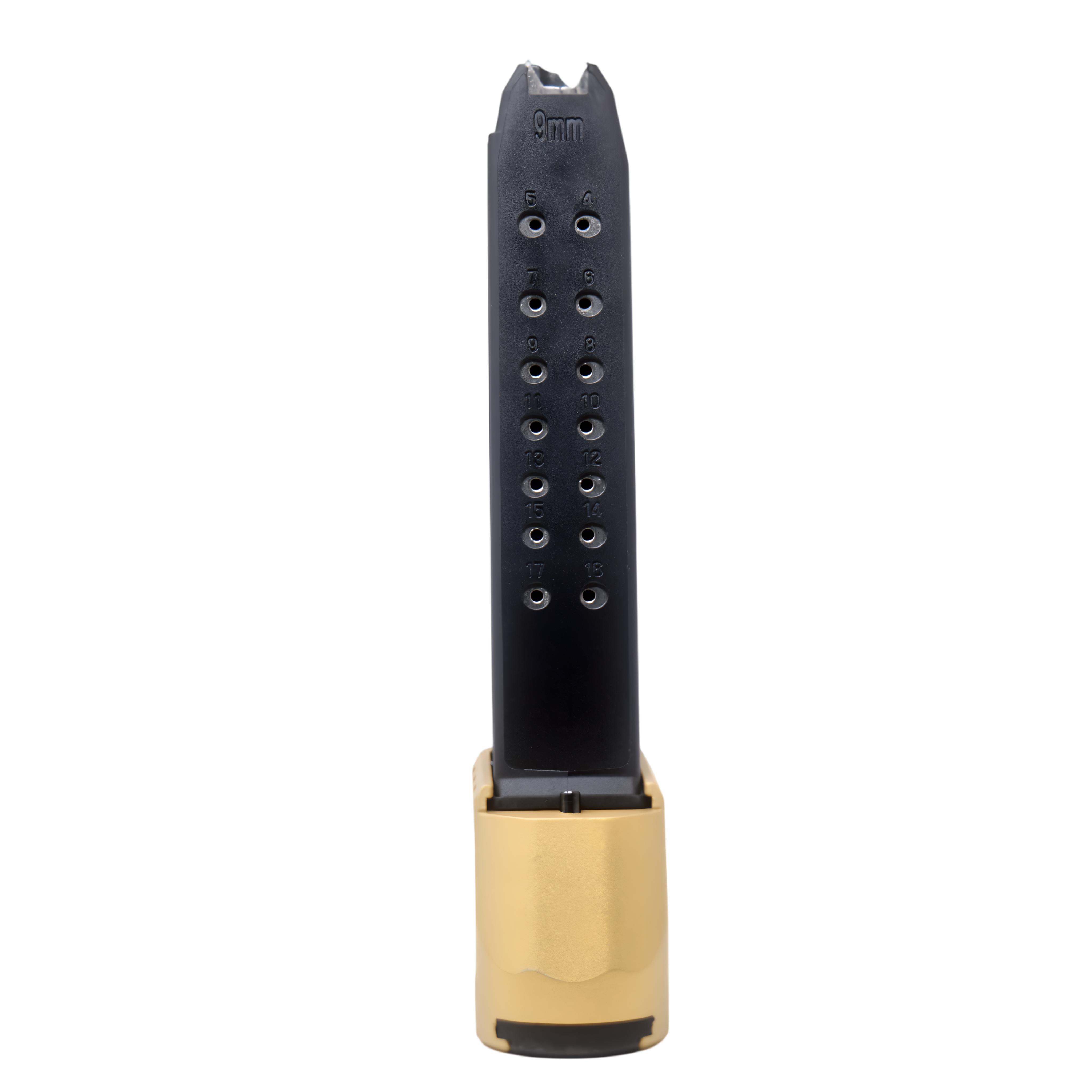 Glock 17 +5 Magazine Extension Kit - Gold (XP Pro Compatible) — image 2