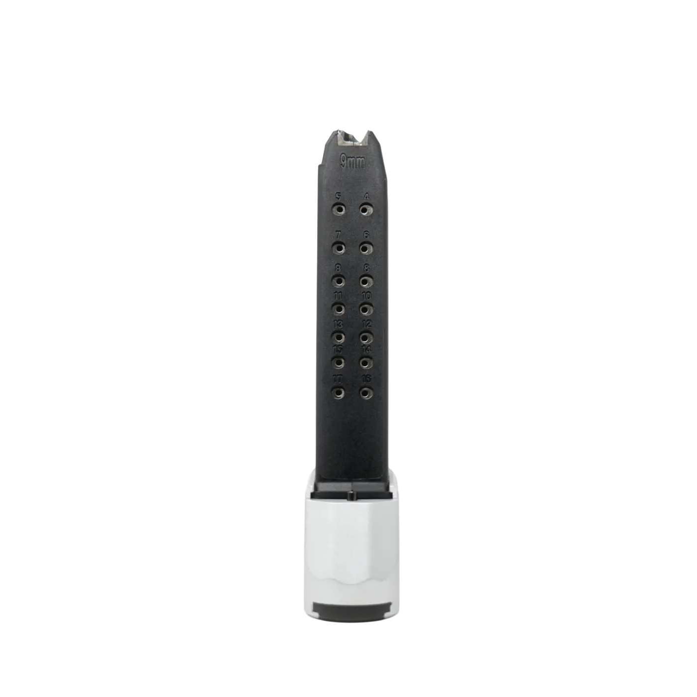 Glock 17 +5 Magazine Extension Kit - Silver (XP Pro Compatible) — image 3