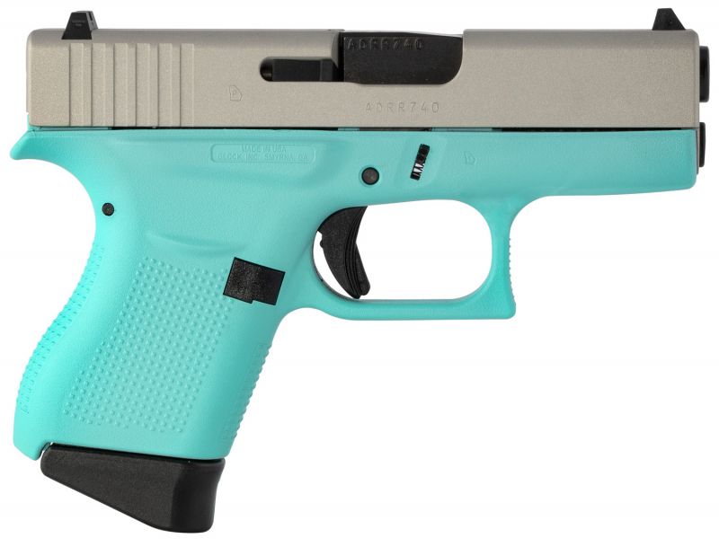 Glock 43 Tiffany Blue Robins Egg Blue 9MM 3 39 Inch Barrel 6 Rounds