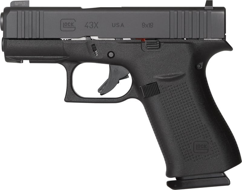 Glock 43X Pink Glitter 9MM 3 4 Barrel 10 Rounds