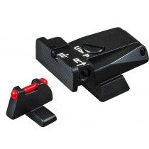 H&K 40 USP - Black Target with Fiber Front Adjustable Sight Set