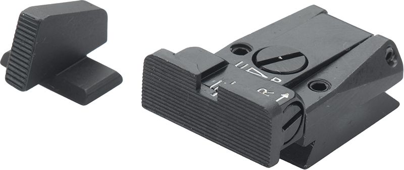 H&K P7 - Black Target Adjustable Sight Set