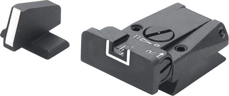 H&K P7 - White Outline Adjustable Sight Set
