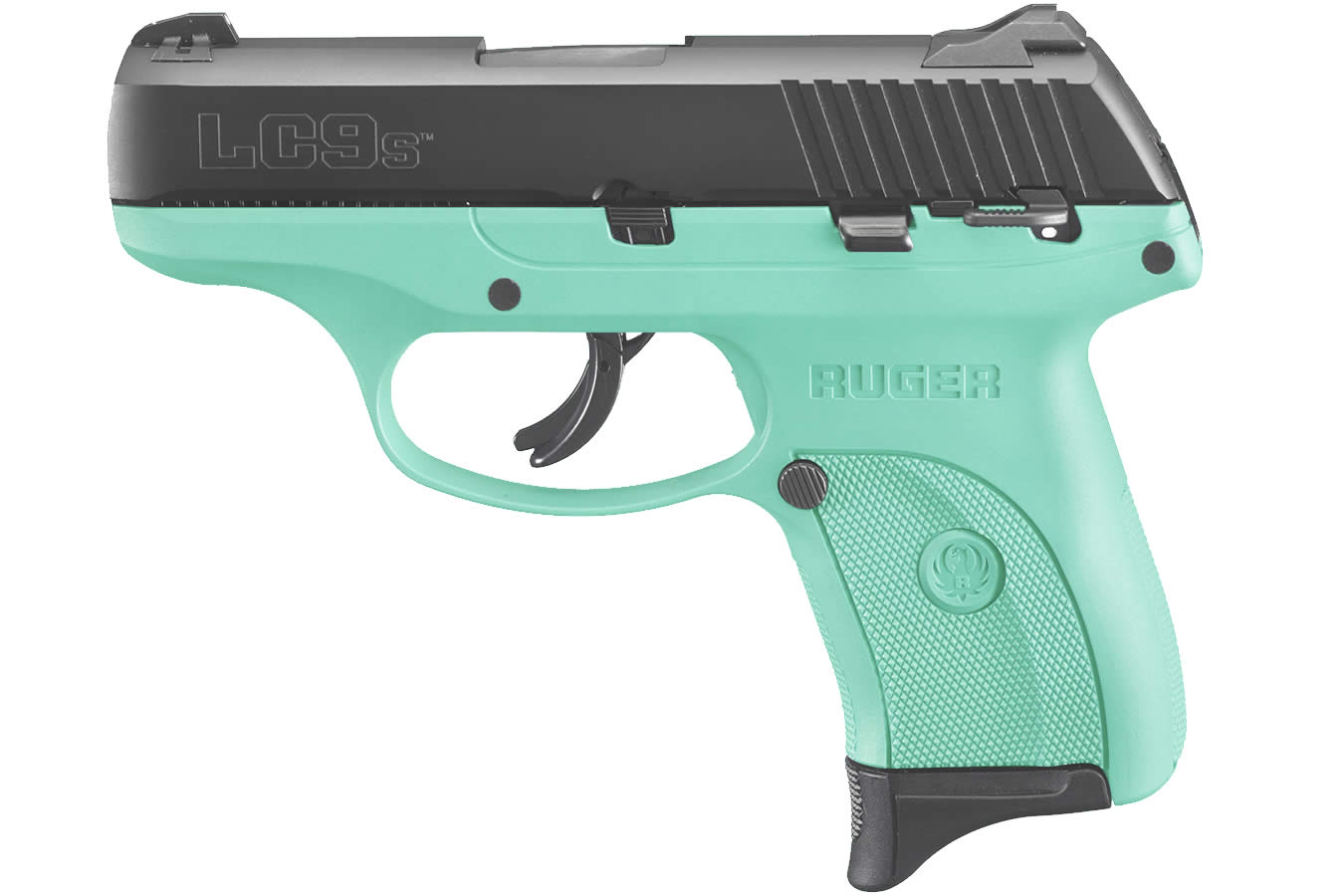 LC9s 9mm Centerfire Pistol with Turquoise Frame