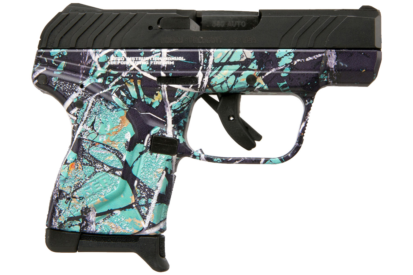 LCP II 380 Auto with Muddy Girl Serenity Camo Finish