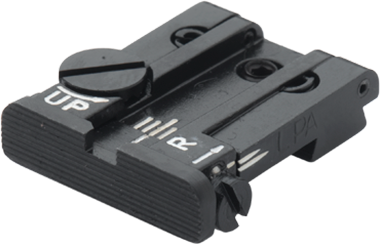 LPA Adjustable Rear Sight for Sig Sauer P226 LDC - Blackout
