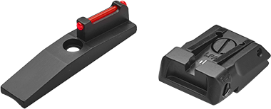 LPA Black Target Carry Sight Set for Ruger Mark IV 22/45 Lite