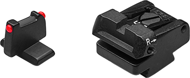 LPA Black Target & Fiber Optic Front Sight Set for H&K SFP9