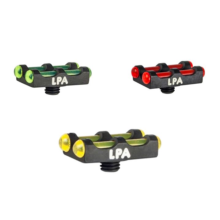 LPA Double Bead Front Shotgun Fiber Optic Sights