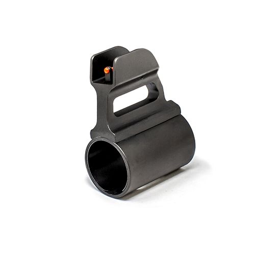 LPA Front Shotgun Sight - Clamp-On Band - Red Dot Fiber Optic, Tall