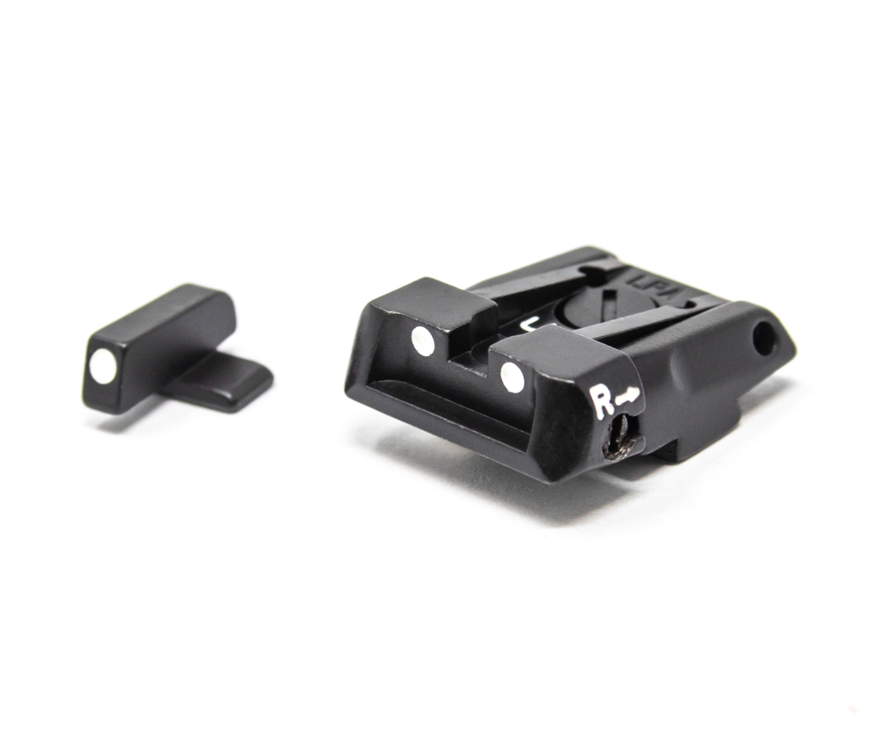 LPA Fully Adjustable White Dot Sig Sauer P220, P225, P226, P228, P229, P320 Sight Set
