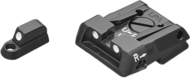 LPA White Dot Carry Sight Set for CZ P07, P09, and CZ75P07