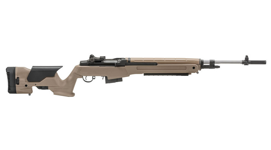 M1A Loaded 308 with FDE Precision Adjustable Stock and Stainless Barrel