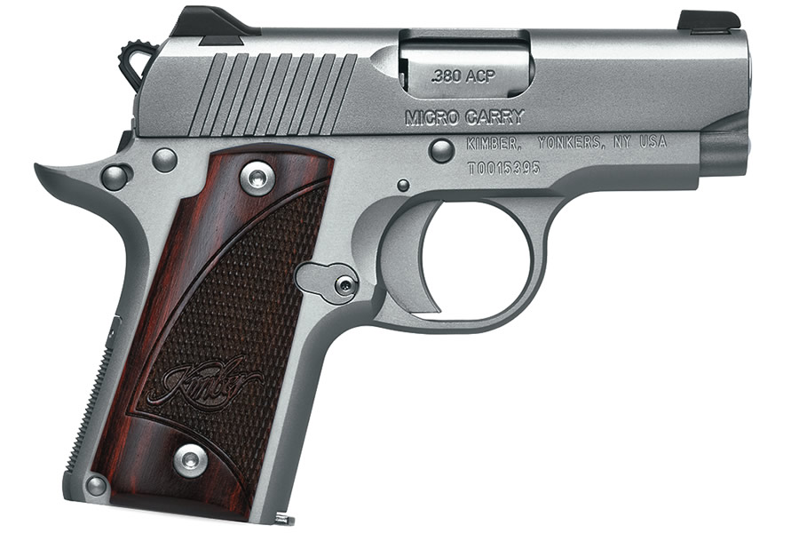 Micro Stainless Rosewood .380 ACP Carry Conceal Pistol