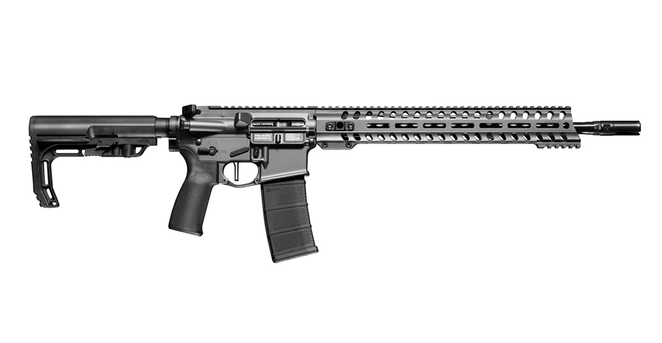 Minuteman 5.56 NATO Semi-Automatic Rifle with Tungsten Cerakote Finish