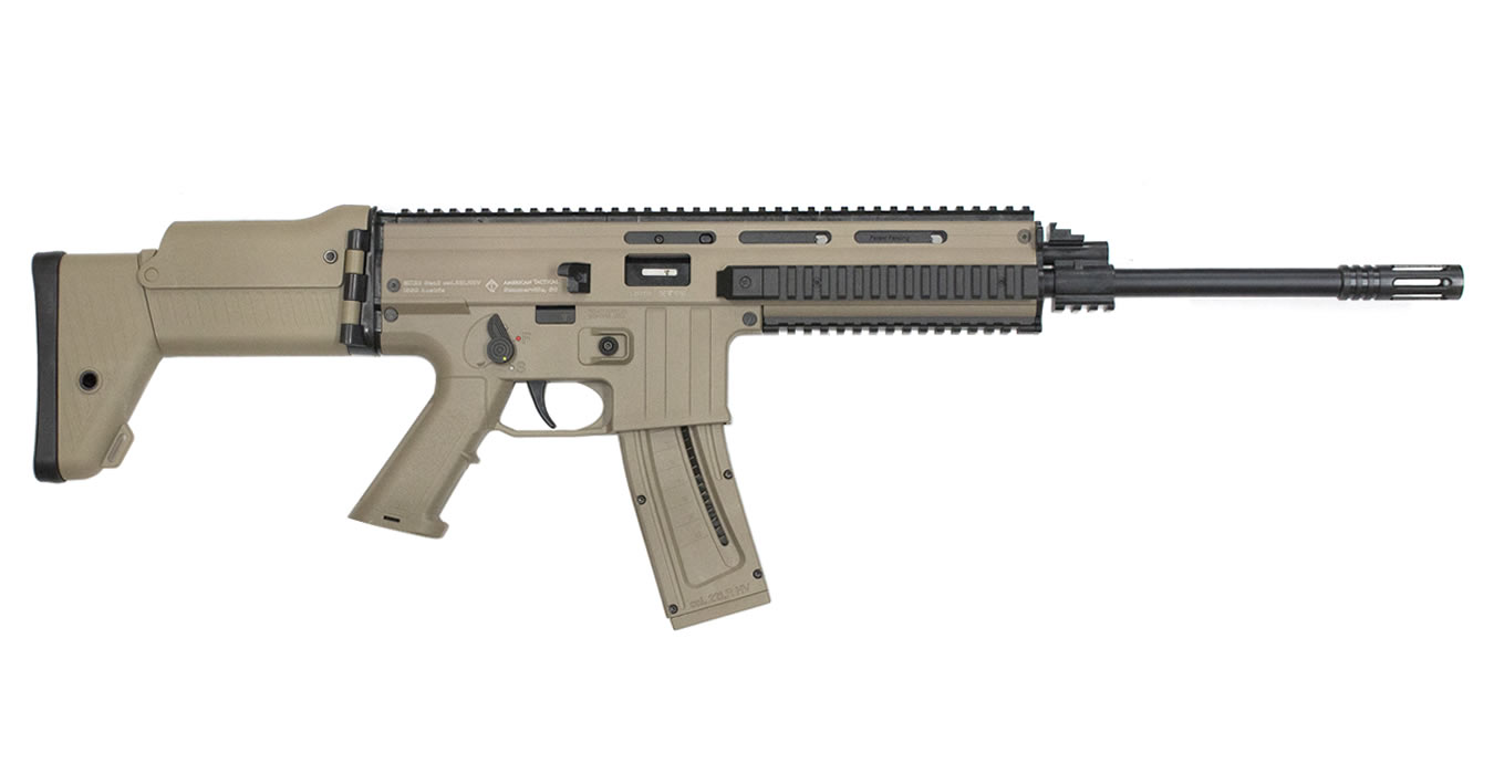 MK22 Desert Gen2 22LR Flat Dark Earth (FDE) Rifle with Folding Stock