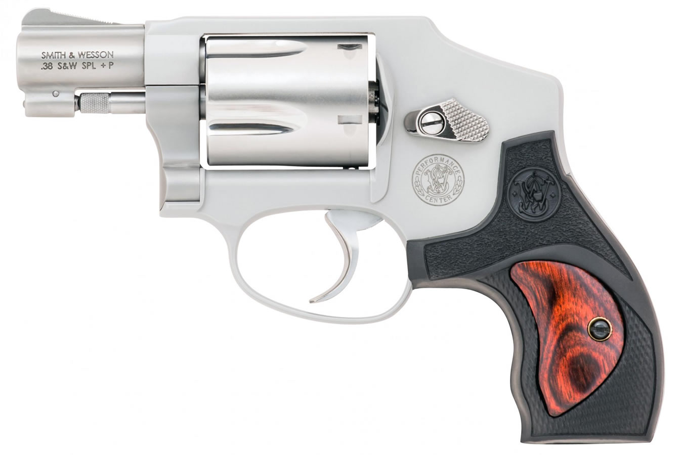 Model 642 .38 Special Performance Center J-Frame Revolver with Synthetic/Wood Grips