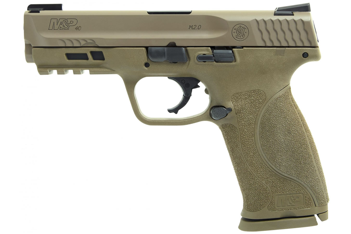 MP40 M2.0 40 S&W Flat Dark Earth (FDE) Centerfire Pistol with TruGlo TFX Sights
