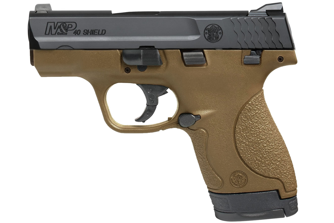 MP40 Shield 40 S&W Flat Dark Earth FDE With Thumb Safety