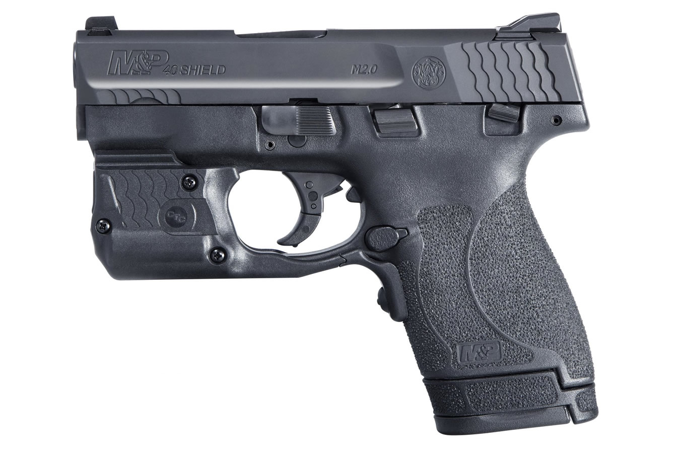 MP40 Shield M2.0 40 S&W Centerfire Pistol w/ Laserguard Pro Green Laser and Light