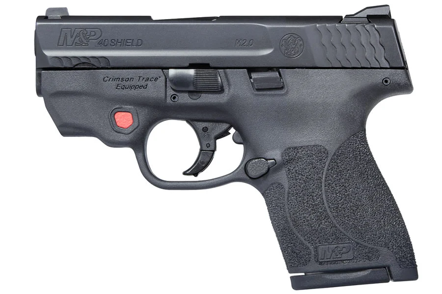MP40 Shield M2.0 40 S&W with Crimson Trace Laser and Thumb Safety