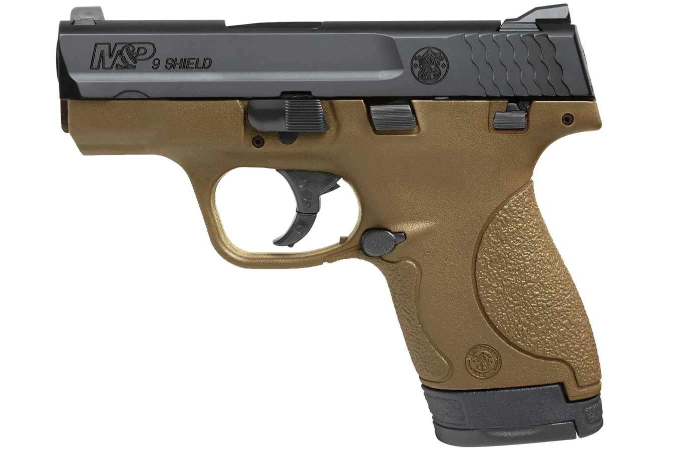 MP9 Shield 9mm Flat Dark Earth (FDE) with Thumb Safety