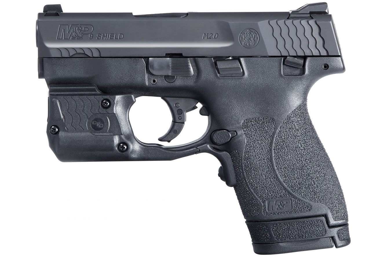 MP9 Shield M2.0 9mm Centerfire Pistol with Laserguard Pro Green Laser and Light