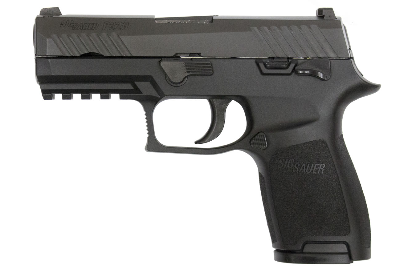 P320 Compact 9mm Striker Fired Pistol with Night Sights and Manual Safety