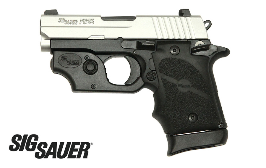 P938 Two-Tone 9mm Centerfire Pistol with Sig Laser