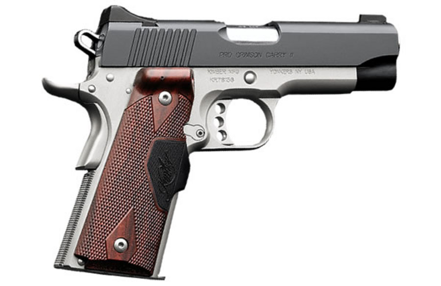 Pro Crimson Carry II 45 ACP 1911 Pistol with Green Crimson Trace Lasergrip