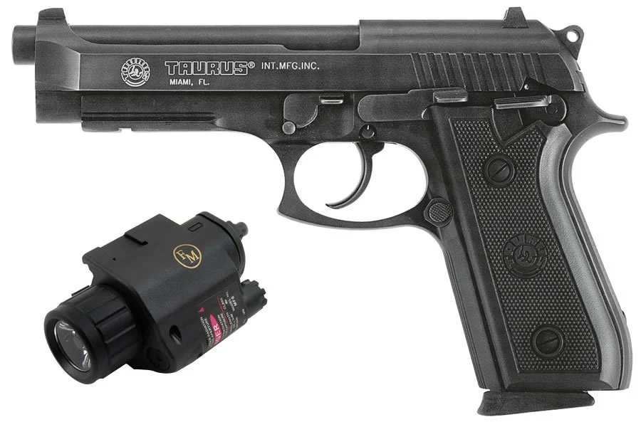 PT92 AF 9mm Semi Automatic Pistol with Laser/Light Combo