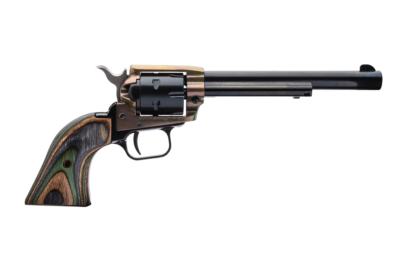 Rough RIder .22LR 6 Shot Revolver with Camo Wood Grip