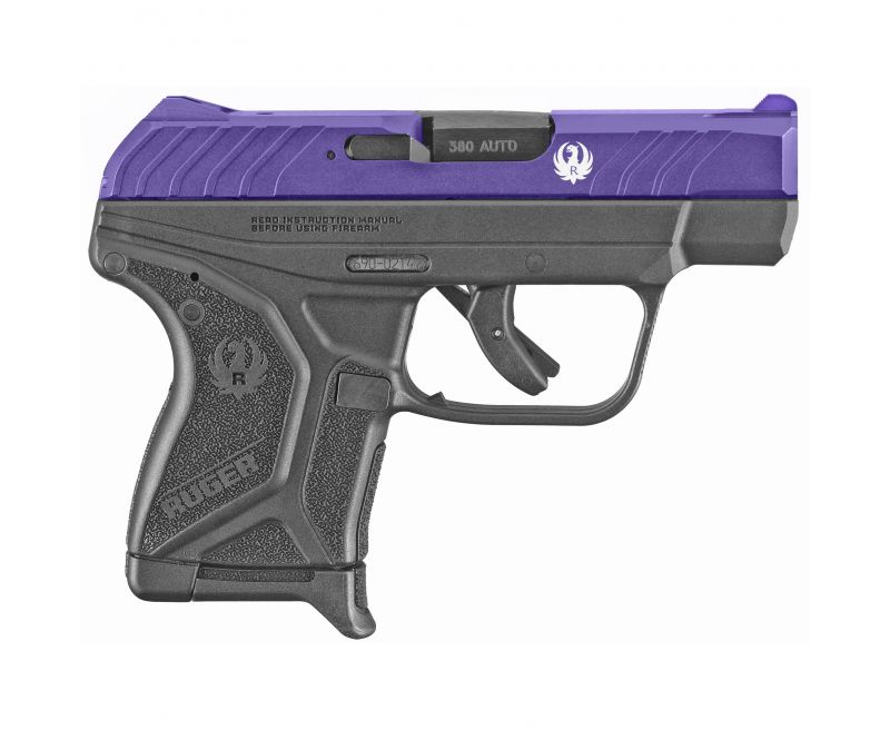 Ruger Lcp Black Purple 380 ACP 2 75 Barrel 6 Rounds